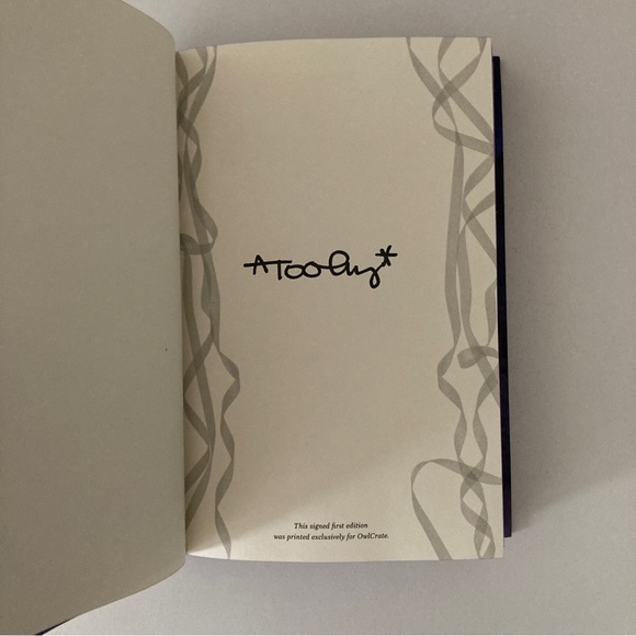 3 SIGNED OwlCrate Books Threads that Bind Sweet & Bitter Magic Together we Burn - Picture 7 of 13